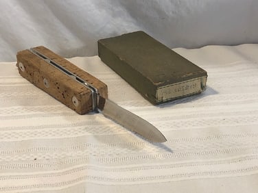 Colt CEM Maniago Italy Floating Cork Handle Knife