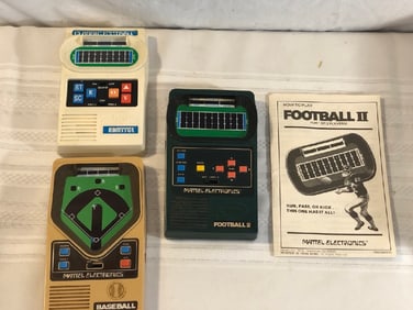 Vintage Mattel Handheld Electronic Games