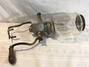 Antique Arcade Coffee Grinder Mill