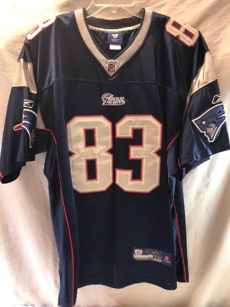 OnField Reebok NFL Patriots Jersey: OnField Reebok NFL Patriots Jersey - Welker #83 - Sz 52