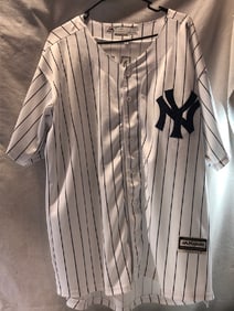 New York Yankees Pinstriped Majestic Jersey