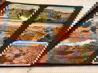 Vtg. Post Cards in Grand Canyon Photo Album