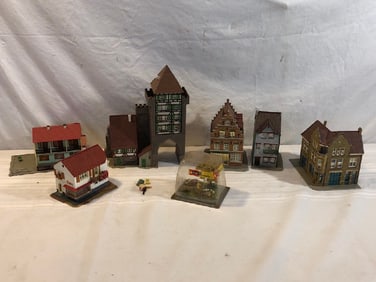 Vtg. Model Train Buildings