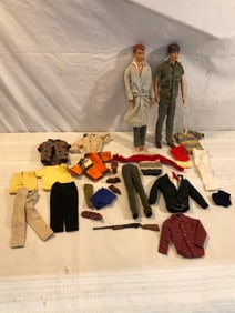 1960’s Ken and Allan Dolls and Accessories