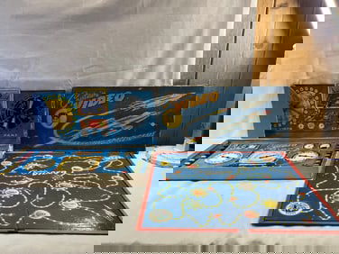 Vtg. Captain Video Board Game