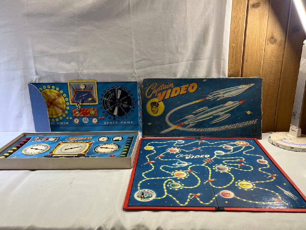 Vtg. Captain Video Board Game (1 of 6)