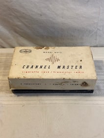 Channel Master Cigarette Case/ Transistor Radio