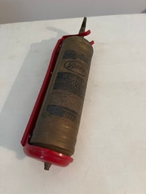Pyrene Copper Fire Extinguisher with Wall Bracket