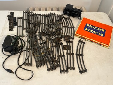 Vtg. Lionel Train Tracks, US Army Engine and Transformer