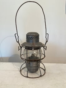 Vtg. Erie Diamond 1925 Armspear Railroad Lantern