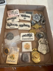 Vtg Police & Fire Badges