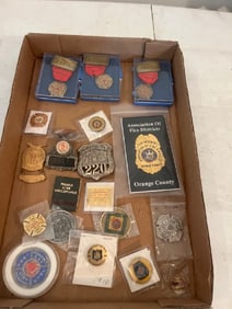 Firemen’s Badges, & Pins