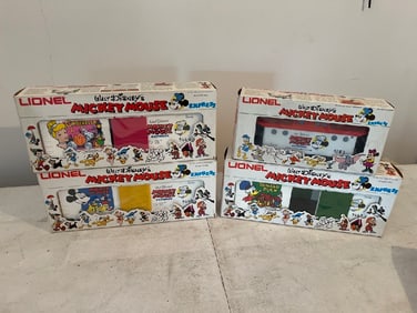 4- Lionel Mickey Mouse Express Cars