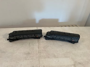 Vtg NY Central Postwar Diesel Train Set