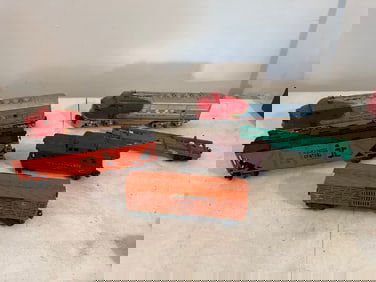 Vtg Santa Fe 2353 Train Set
