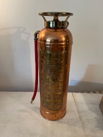 Vtg Foamex Copper Fire Extinguisher