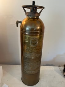 Vtg Alfco Copper Fire Extinguisher
