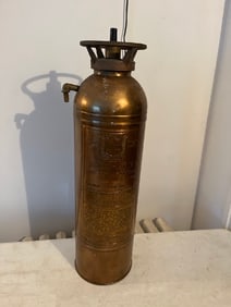 Vtg Alfco Copper Fire Extinguisher