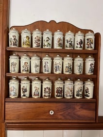 Vtg MJ Hummel Spice Jars Set