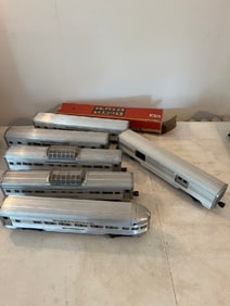 Vtg Lionel Silver Train Set
