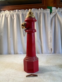 Lionstone Whiskey Fire Hydrant Decanter - 16?? Tall