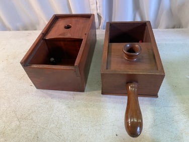 Vtg. Masonic Ballot Voting Boxes