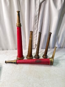 Vtg Fire Hose Nozzles