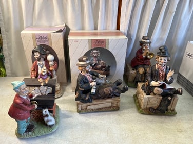 Melody in Motion Porcelain Musical Figurines