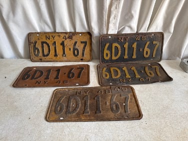 Antique License Plates