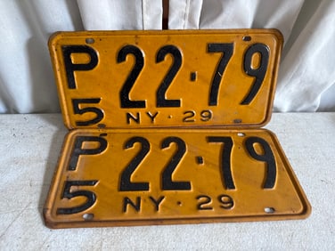 Antique License Plates