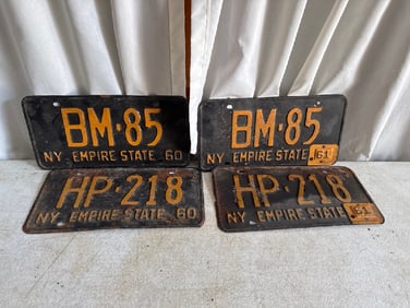 Antique License Plates