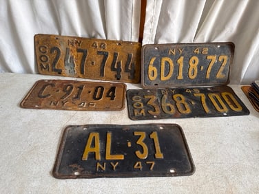 Antique License Plates