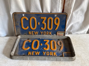 Pr Antique License Plates