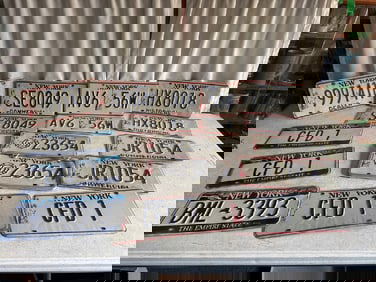 Vtg. License Plates