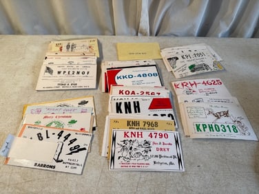 Vtg QSL CB Handle Cards