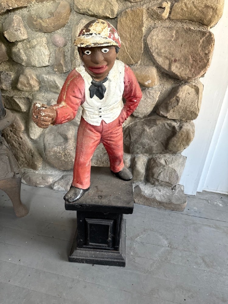 Cast Iron Lawn Jockey (1 of 4)