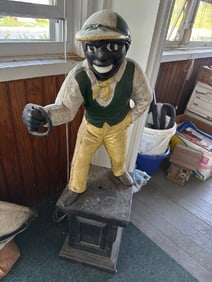 Cast Iron Lawn Jockey