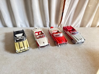 Vtg Danbury Mint Die Cast Cars