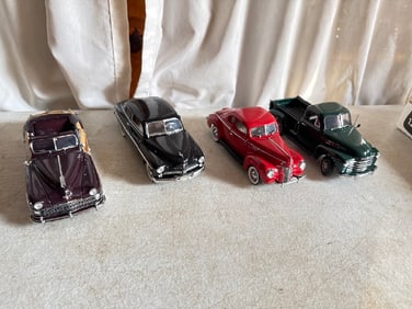 Vtg Danbury Mint Die Cast Cars