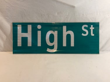 High St. Street Sign