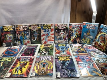 Vtg. Captian Atom DC Comic Books