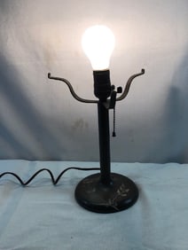 Heinz Bronze & Silver Arts and crafts style lamp base
