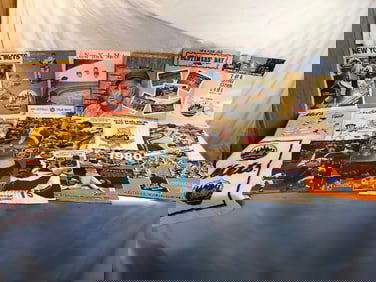 Vtg. NY Mets Programs, Score Books, Yearbooks and Towel