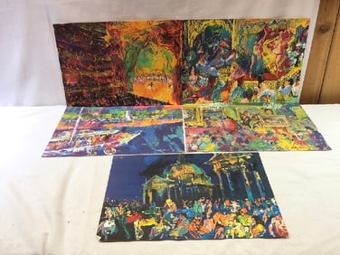 Lot of 5 Vargas Girls Pin Up Art