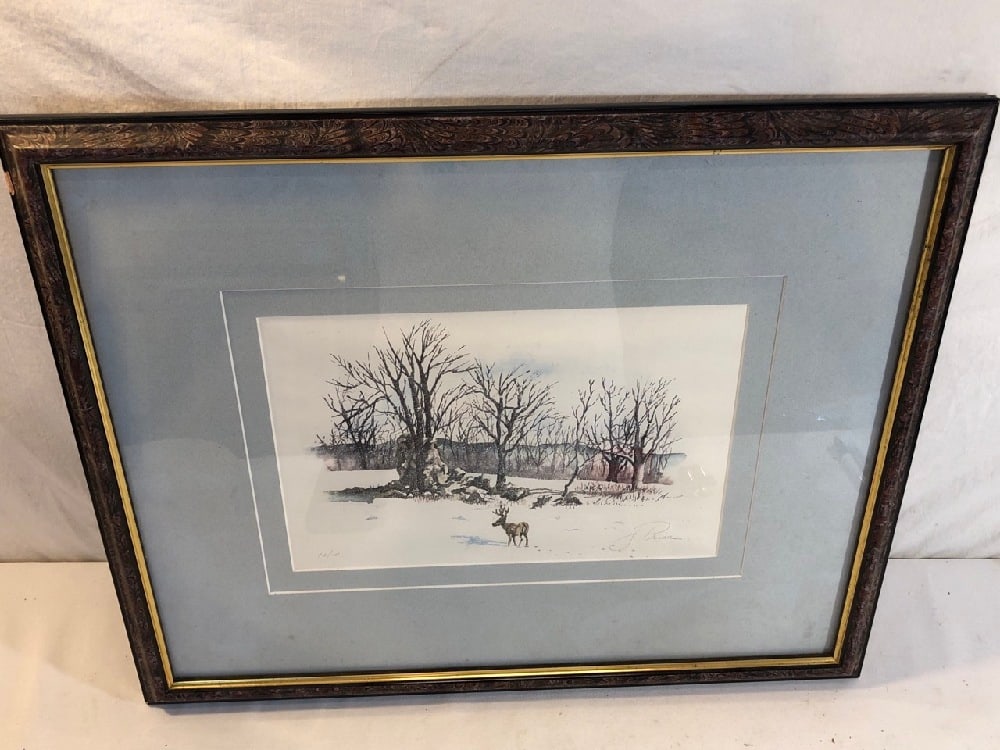J. Price Winter Watercolor Framed (1 of 6)