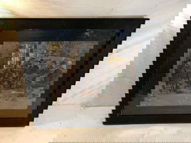 “An Old Fashioned New England Grocery?? Lithograph