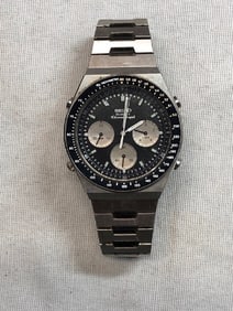 Vtg. Seiko 7A28-7039 “ Panda?? Quartz Chronograph Mens Watch