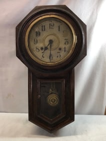 Antique Eight- Day Spring Clock