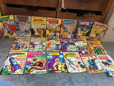 19 Vtg. DC Comic Books
