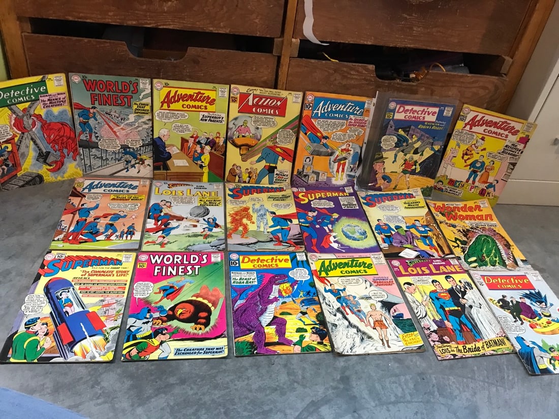 19 Vtg. DC Comic Books (1 of 10)